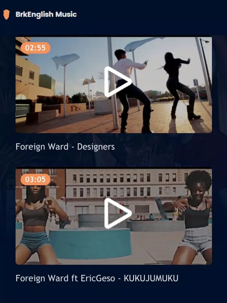 Capturas de pantalla de BrkEnglish Music App iPad 