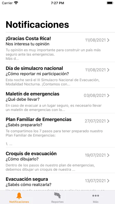Ảnh chụp màn hình của Simulacro CR