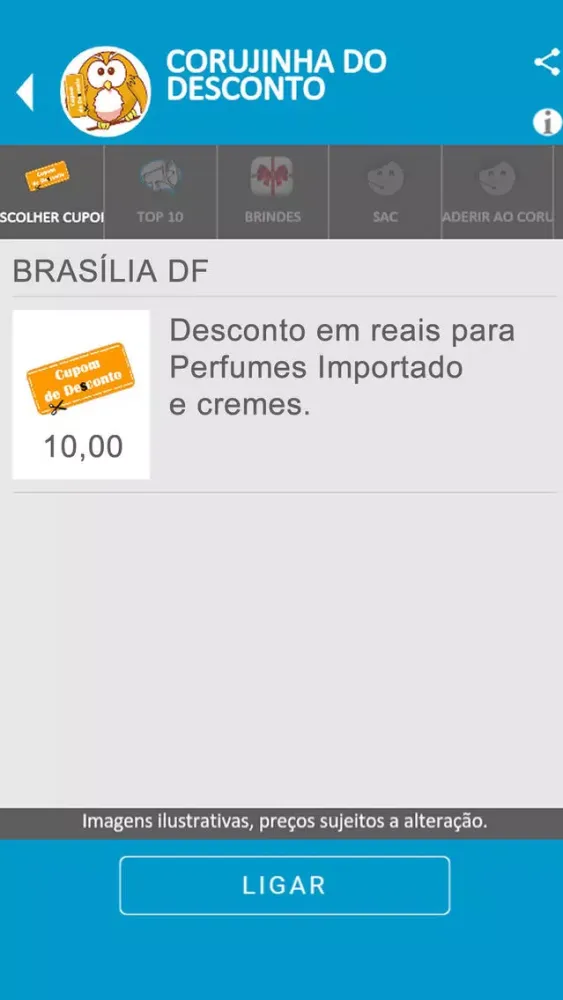 Corujinha do Desconto Farmácias DF Screenshots