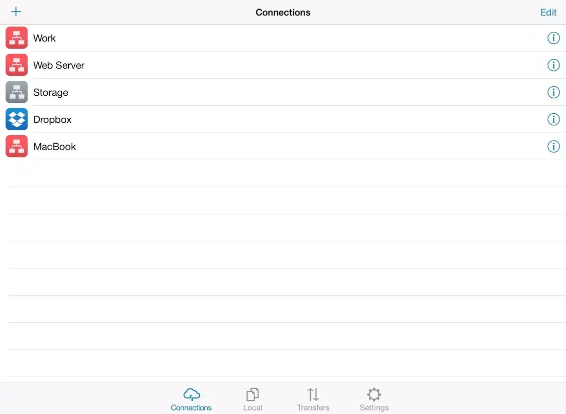تصاویر FtpMate iPad 