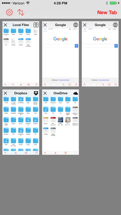 ภาพหน้าจอของ iFiles 2
