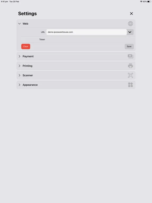 iPOS Companion iPad  スクリーンショット