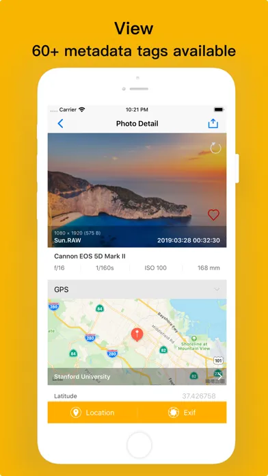 Exif Viewer - Photo Metadata スクリーンショット