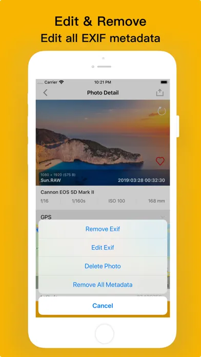 Exif Viewer - Photo Metadata スクリーンショット