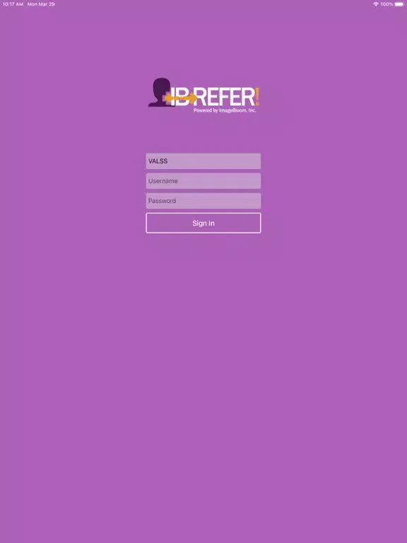 IB-REFER iPad  Screenshots