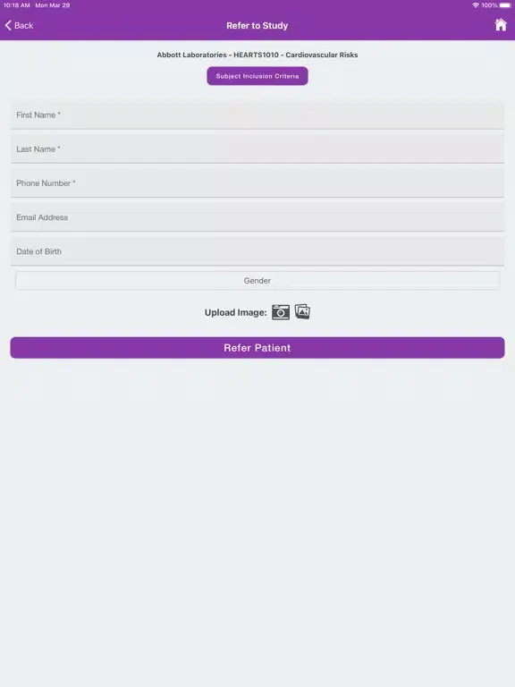 IB-REFER iPad  Screenshots