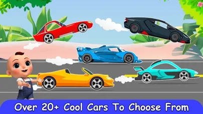 Tangkapan skrin Car games: kids & toddlers 2+