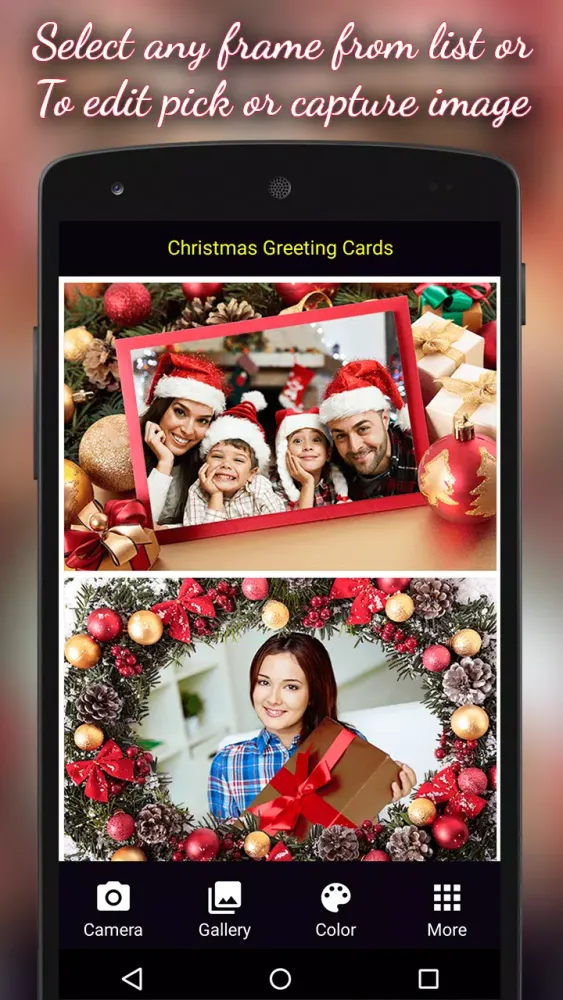 Merry Christmas Photo Frames Screenshots