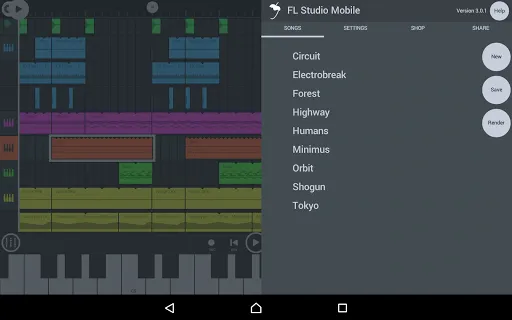 Ảnh chụp màn hình của FL STUDIO MOBILE