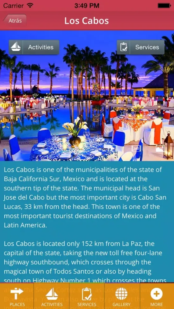 ภาพหน้าจอของ Visita Baja California Sur