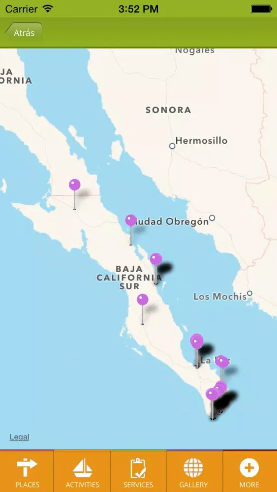 ภาพหน้าจอของ Visita Baja California Sur