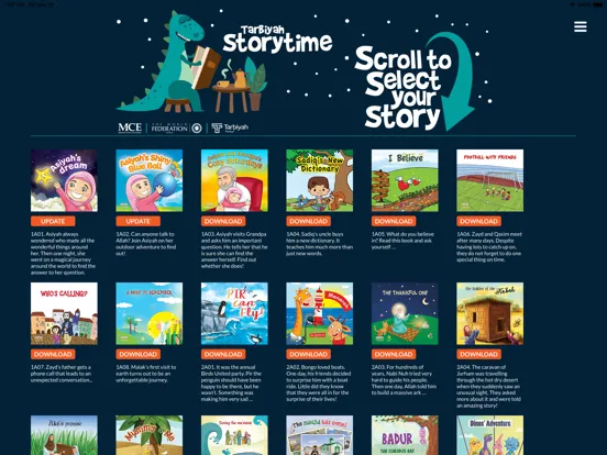 Tarbiyah Storytime iPad  스크린샷