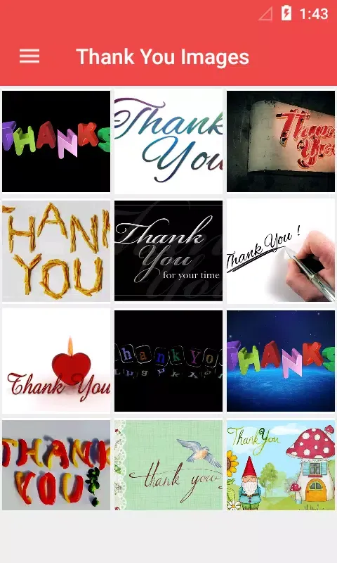 Thank You Images Screenshots