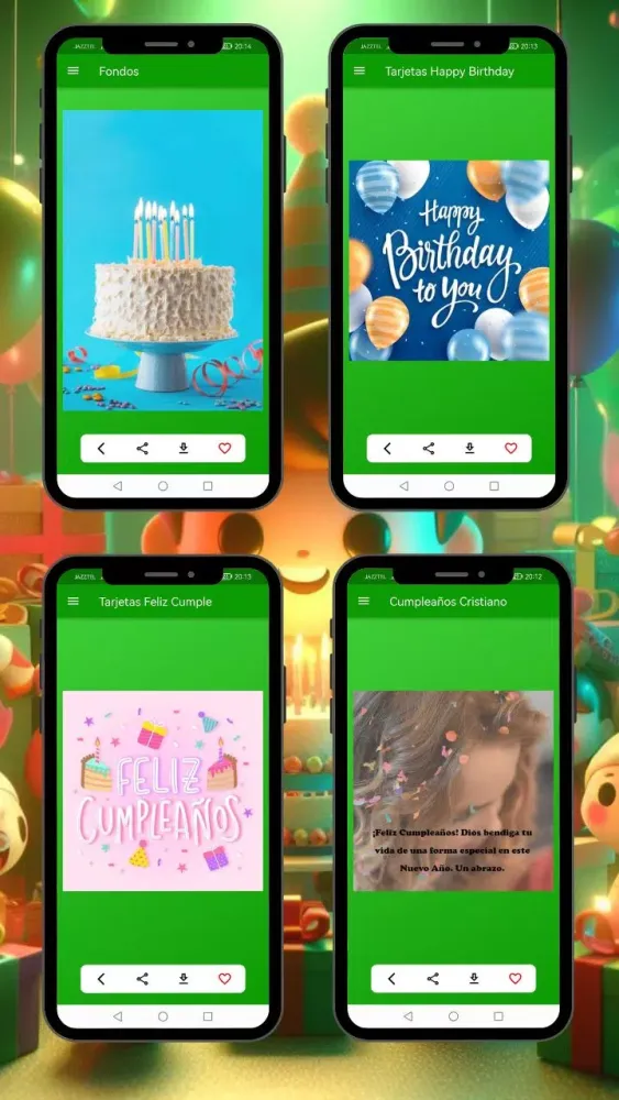 Captures d'écran de Frases Bonitas de Cumpleaños
