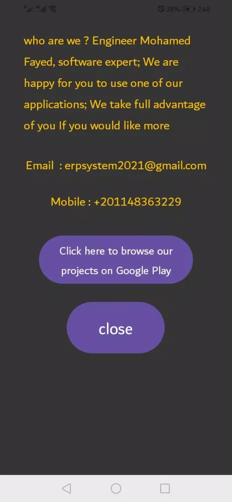 Capturas de pantalla de Fayed Qr Scanner mfm 7