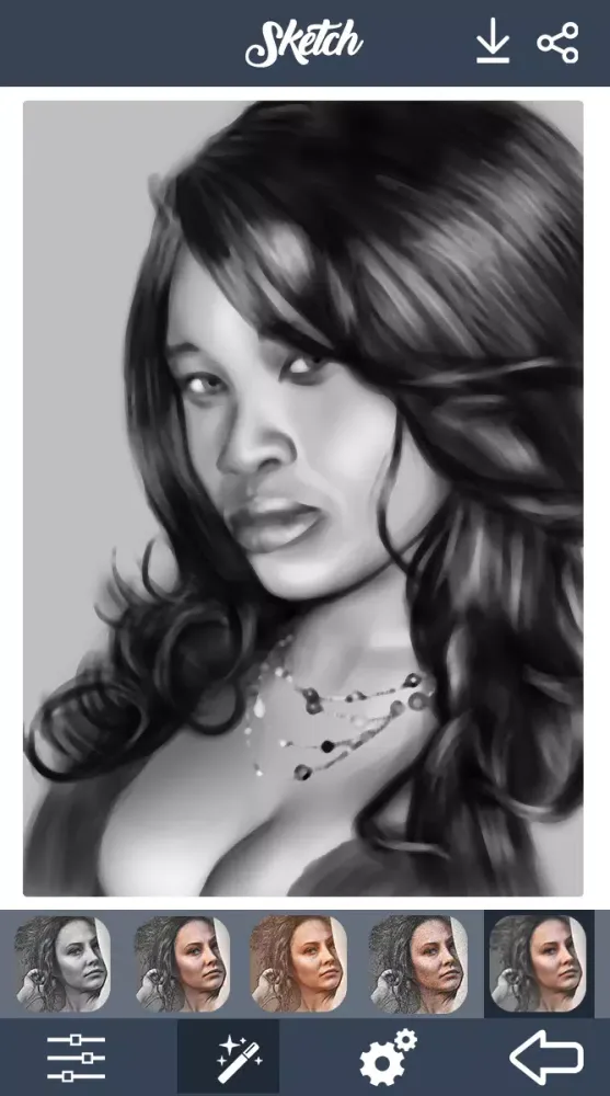 Capturas de tela do Photo Sketch Filter