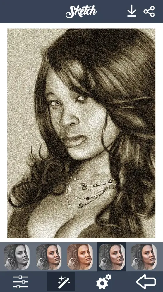 Capturas de tela do Photo Sketch Filter