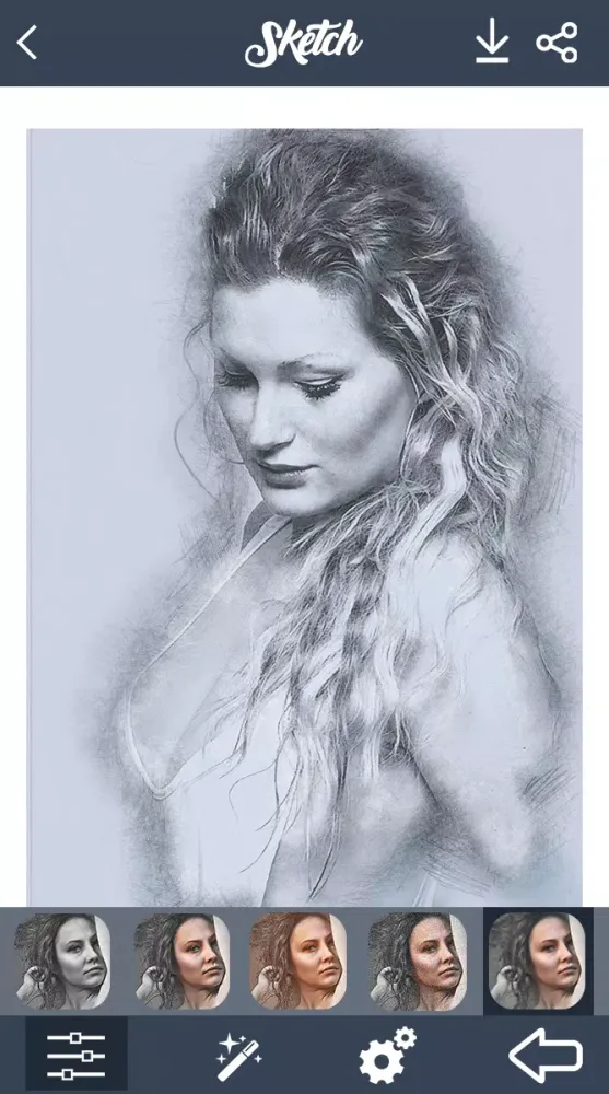 Capturas de tela do Photo Sketch Filter