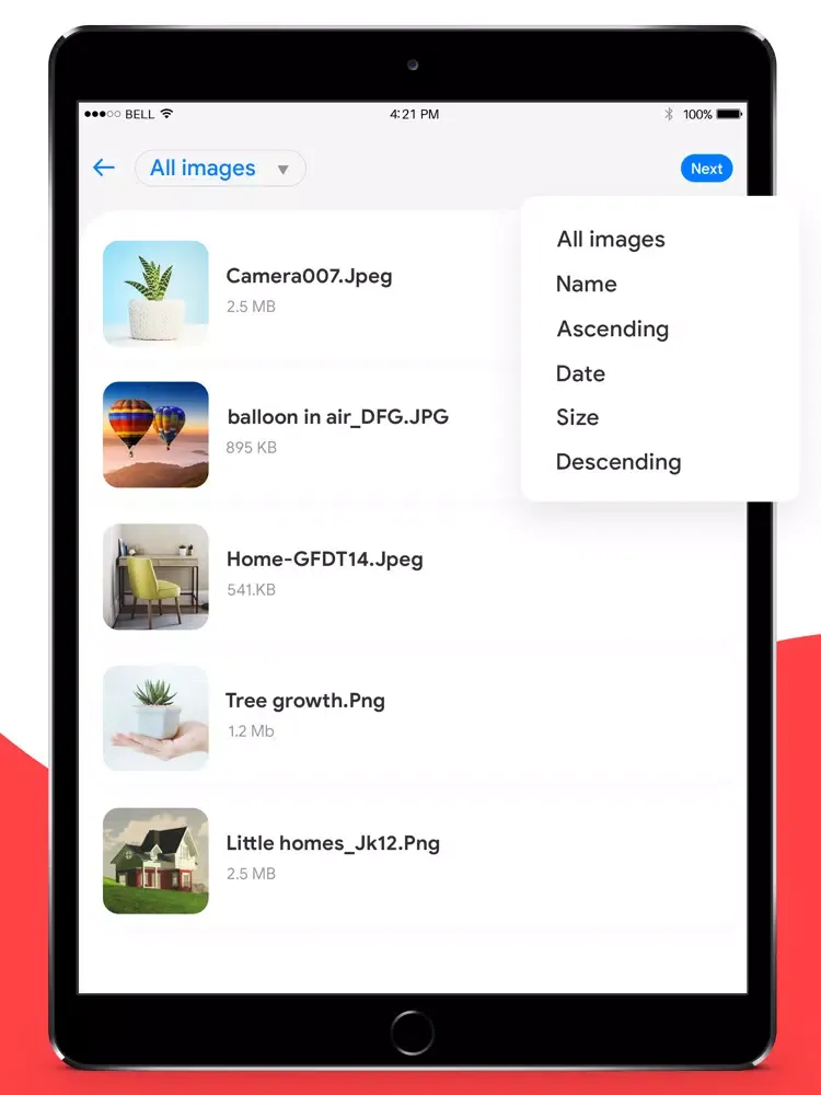 JPG to PDF - PDF Editor iPad  سکرین شاٹس