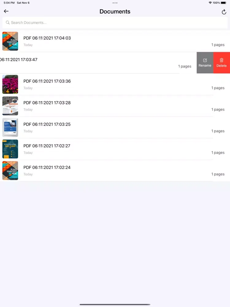 Captures d'écran de Photos To PDF: JPEG Converter iPad 
