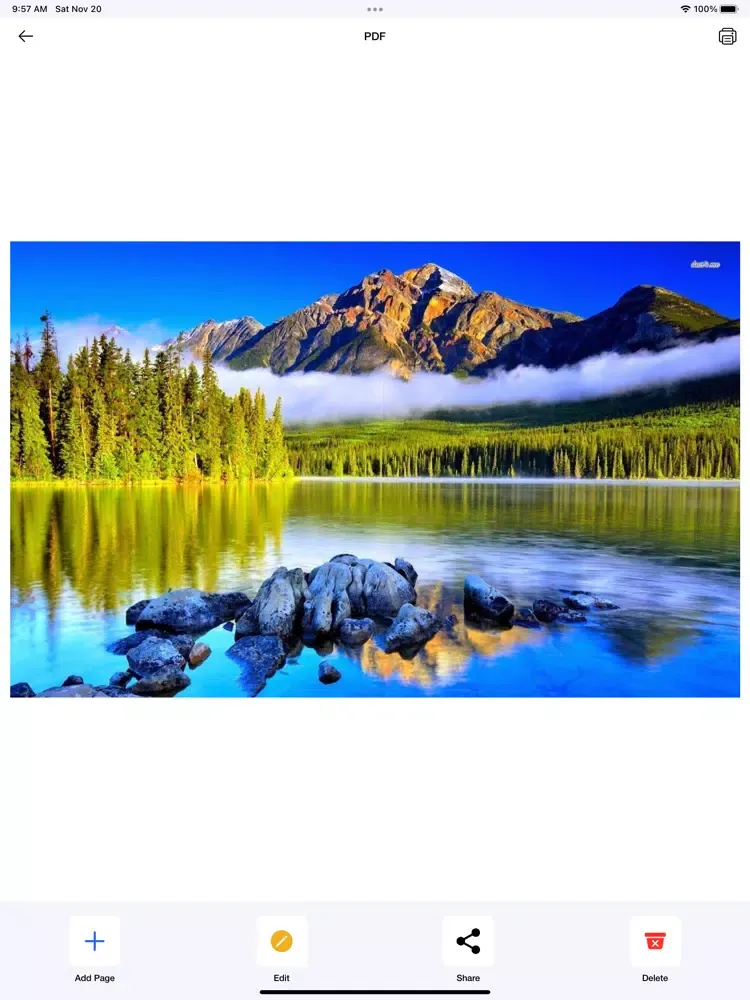 Captures d'écran de Photos To PDF: JPEG Converter iPad 