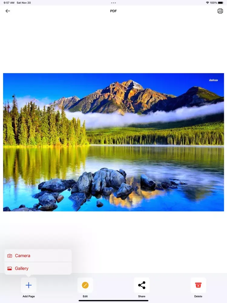 Captures d'écran de Photos To PDF: JPEG Converter iPad 