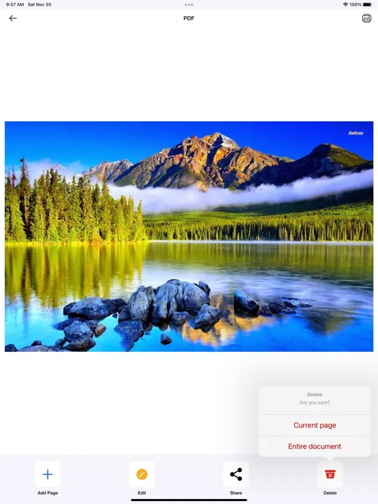 Captures d'écran de Photos To PDF: JPEG Converter iPad 