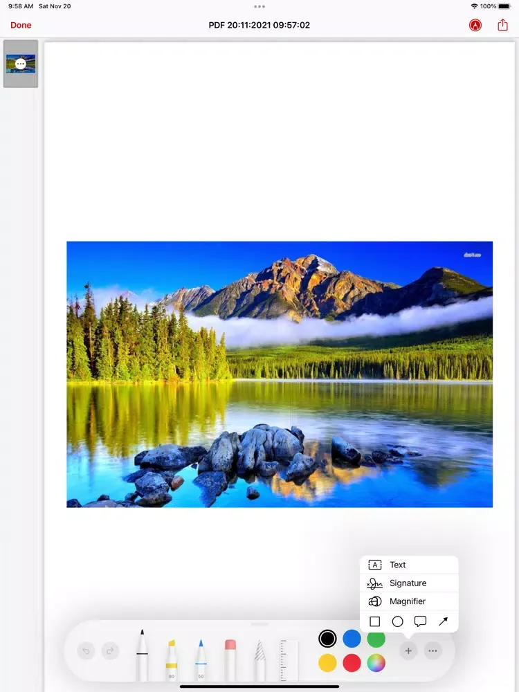 Captures d'écran de Photos To PDF: JPEG Converter iPad 