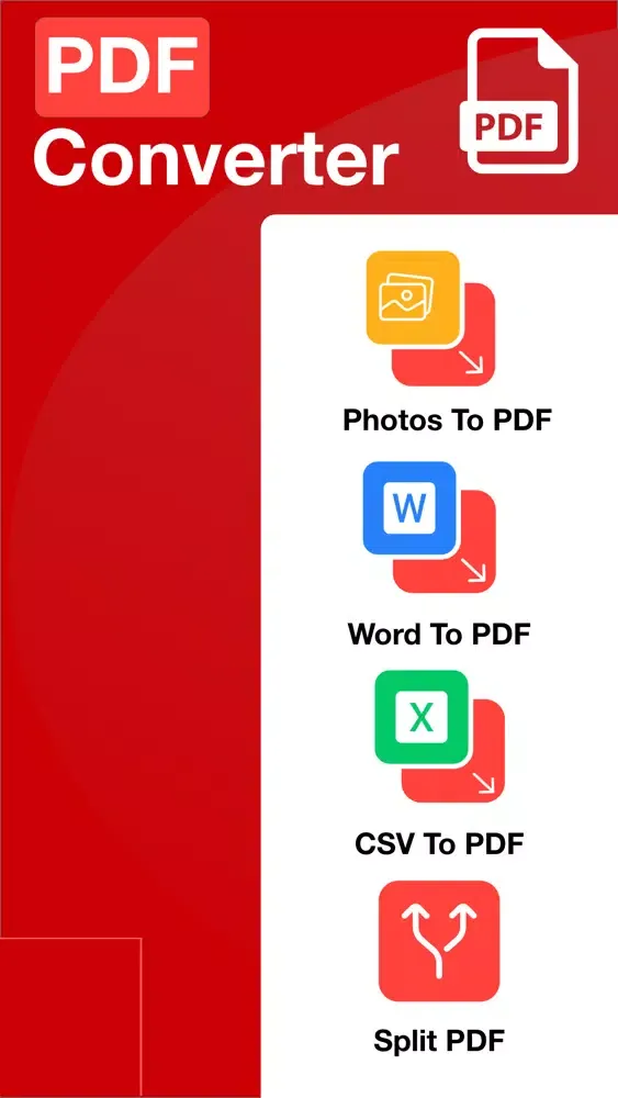 Captures d'écran de Photos To PDF: JPEG Converter