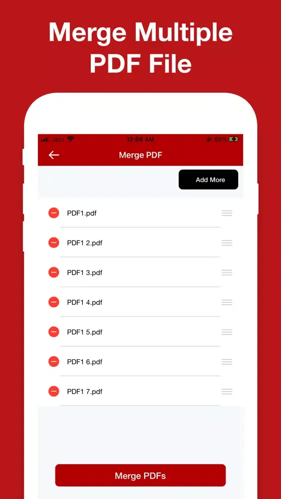Captures d'écran de Photos To PDF: JPEG Converter
