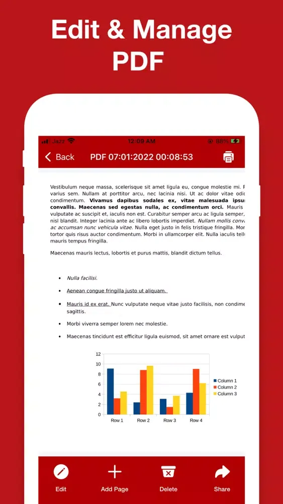 Captures d'écran de Photos To PDF: JPEG Converter