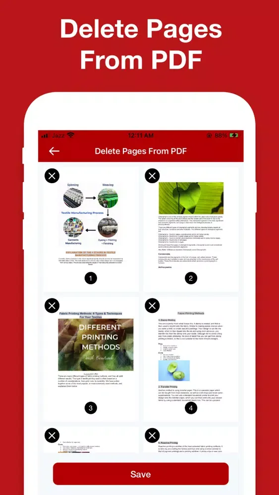 Captures d'écran de Photos To PDF: JPEG Converter