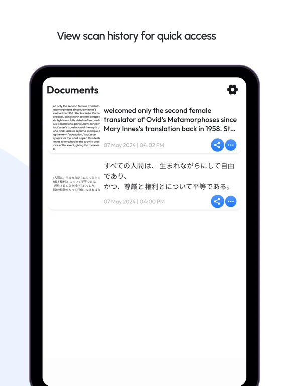 Image to Text Extractor iPad 应用截图