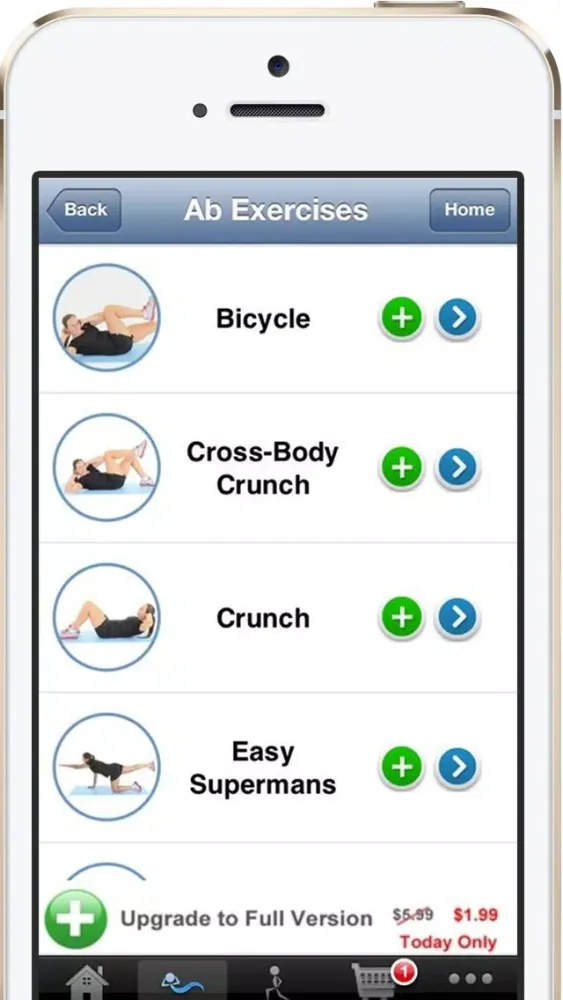 The 6 Pack Trainer free 스크린샷