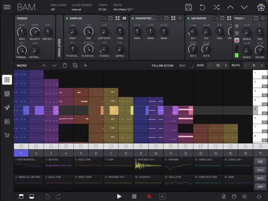 BAM - Beat Maker & Music Maker iPad  स्क्रीनशॉट