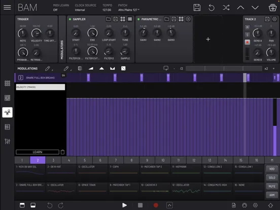 BAM - Beat Maker & Music Maker iPad  स्क्रीनशॉट