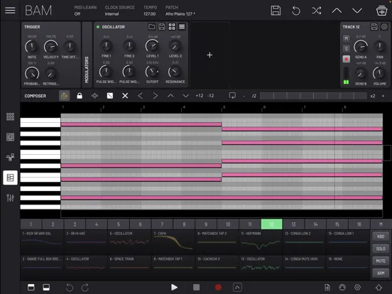 BAM - Beat Maker & Music Maker iPad  स्क्रीनशॉट