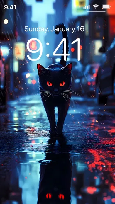Tangkapan skrin Imaginary Cat Wallpapers