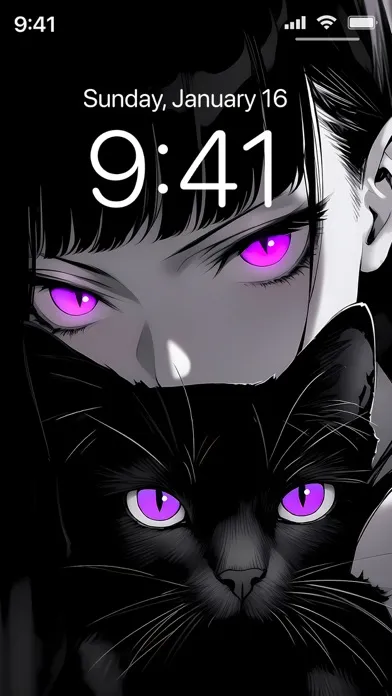 Tangkapan skrin Imaginary Cat Wallpapers
