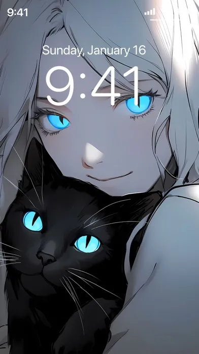 Tangkapan skrin Imaginary Cat Wallpapers