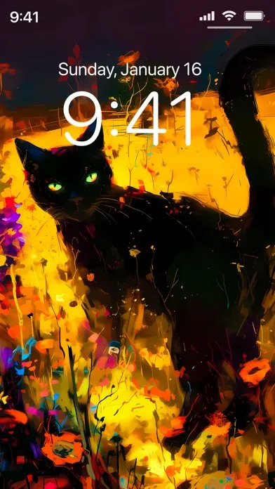 Tangkapan skrin Imaginary Cat Wallpapers
