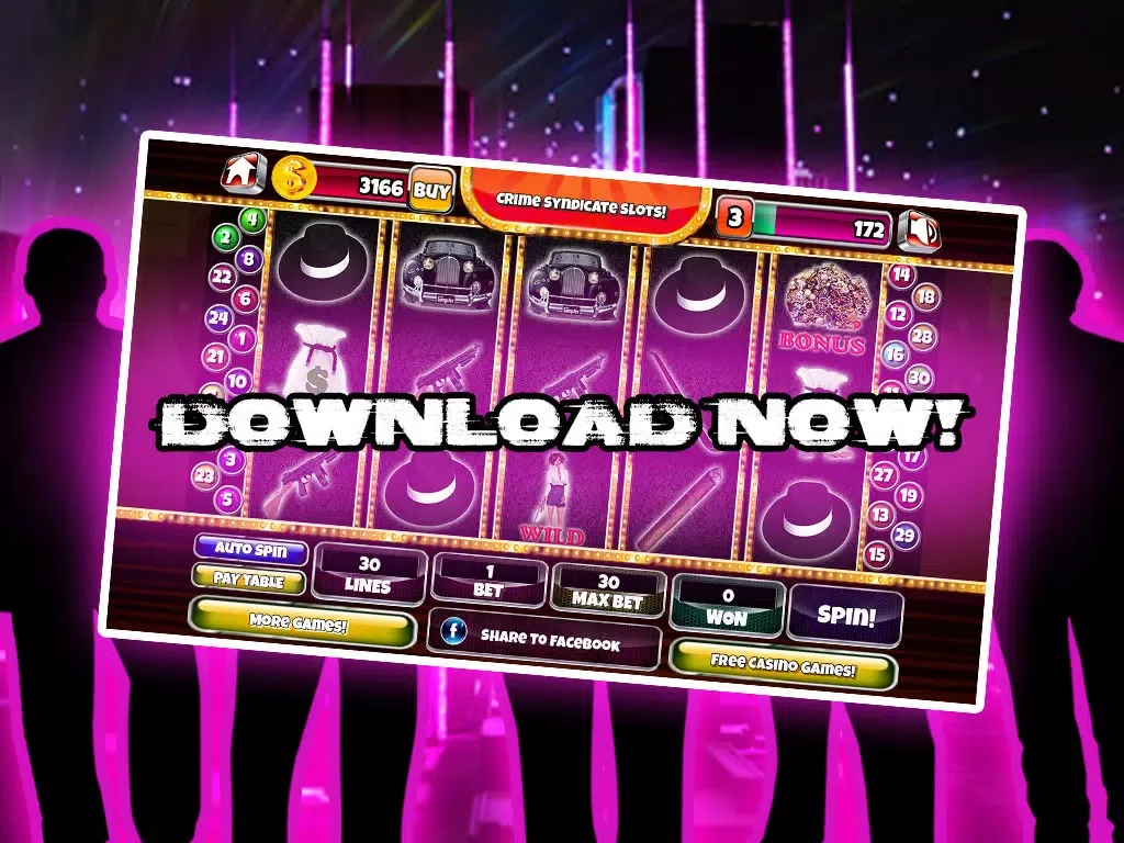 Tangkapan skrin Las Vegas Crime Syndicate Multiline Slots – FREE Mega Million Progressive Slotmachine Casino Game iPad 