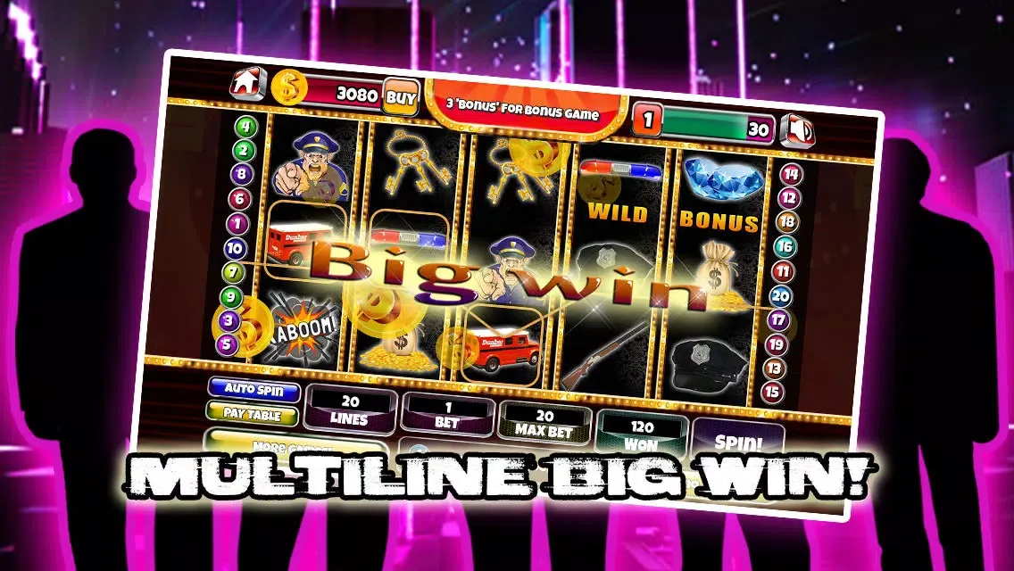 Tangkapan skrin Las Vegas Crime Syndicate Multiline Slots – FREE Mega Million Progressive Slotmachine Casino Game
