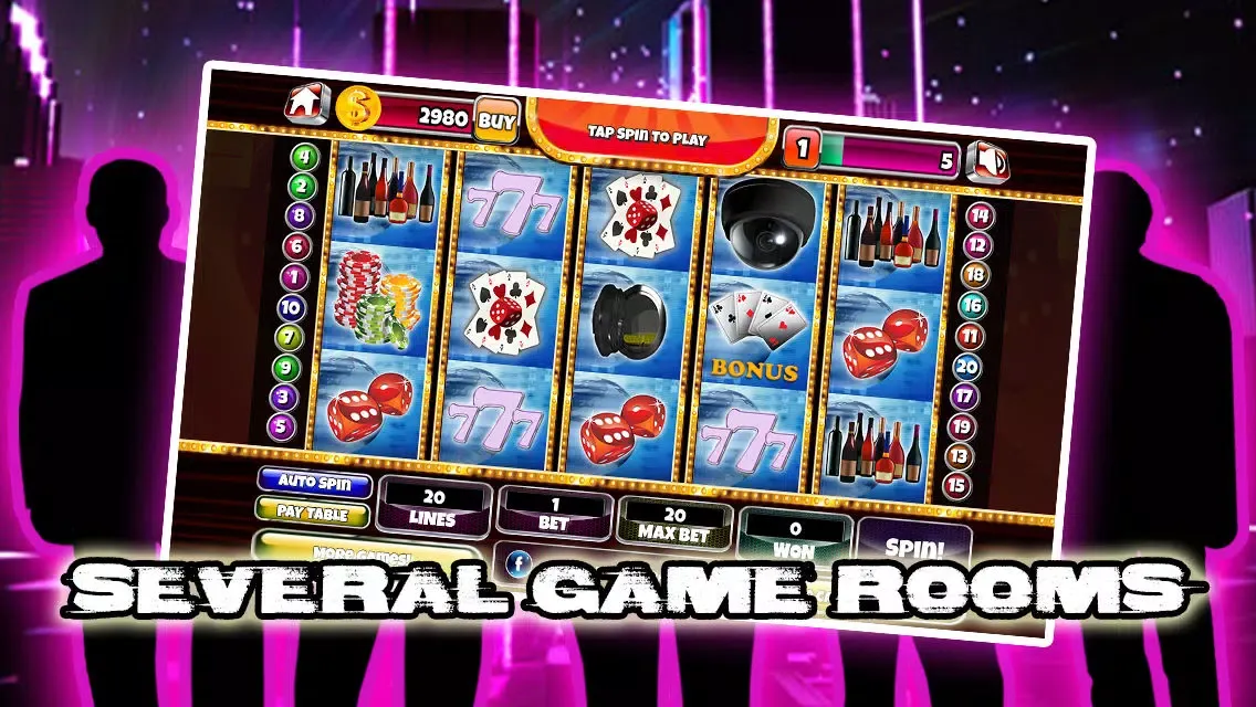 Tangkapan skrin Las Vegas Crime Syndicate Multiline Slots – FREE Mega Million Progressive Slotmachine Casino Game