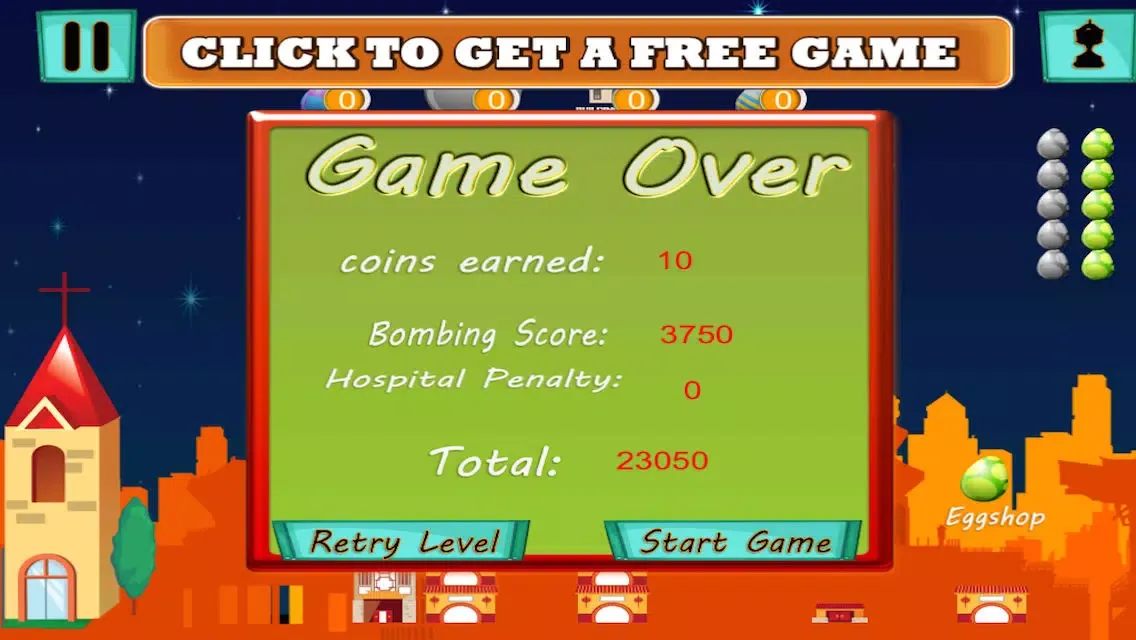 City Dragons Rage Free- Egg Bomb Dropper Screenshots
