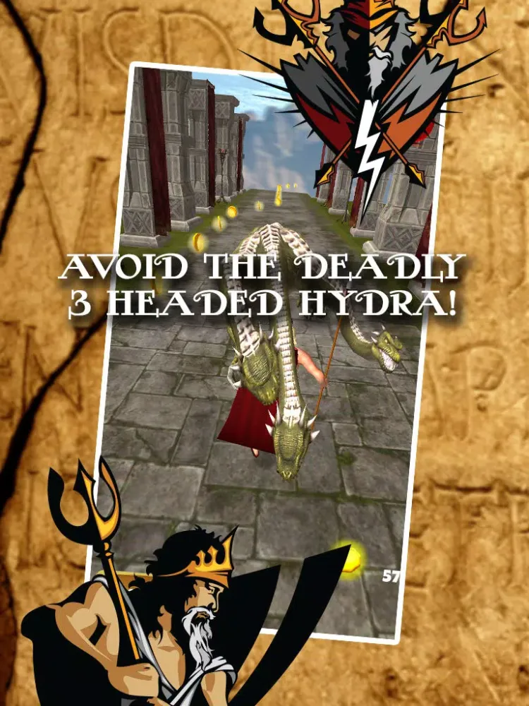 Captures d'écran de Hercules Rush Defence FREE – Thrones of the Empire Hydra Monsters Attack Game iPad 