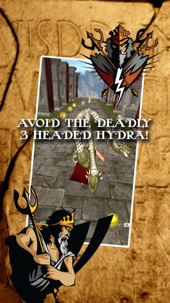 Captures d'écran de Hercules Rush Defence FREE – Thrones of the Empire Hydra Monsters Attack Game