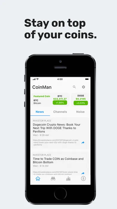CoinMan - All things Crypto Screenshots