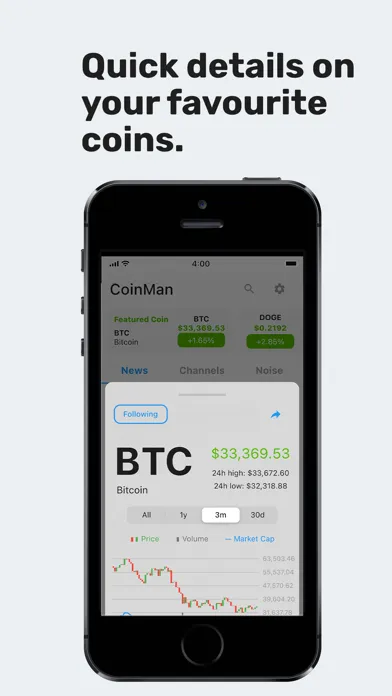 CoinMan - All things Crypto Screenshots