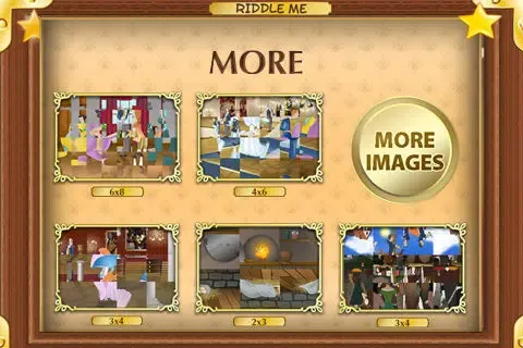 Tangkapan skrin RiddleMe Cinderella - Imagination Stairs - Clockwise rotation puzzle game